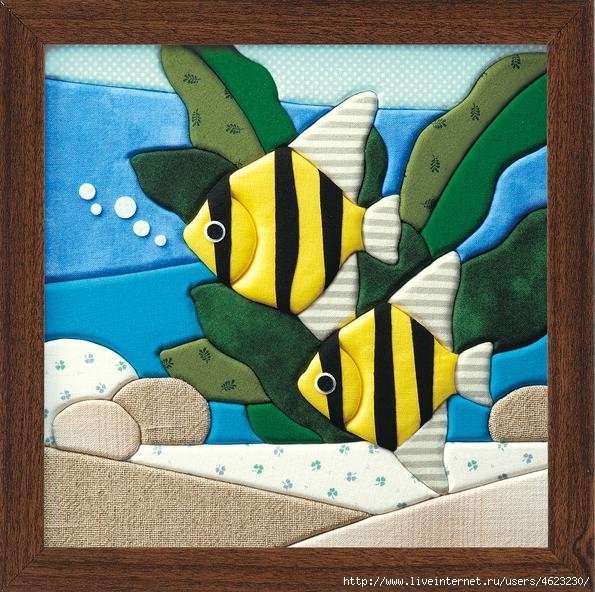 Японская техника кинусайга – пэчворк без иглы.