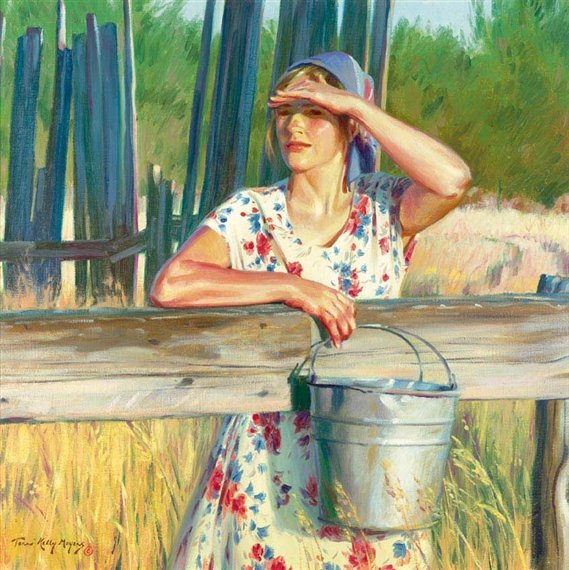 Арт Сельская девушка