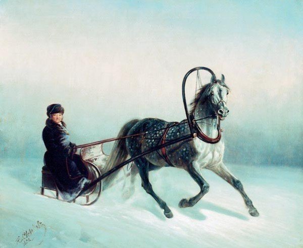 Орловский рысак живопись Алексей Орлов