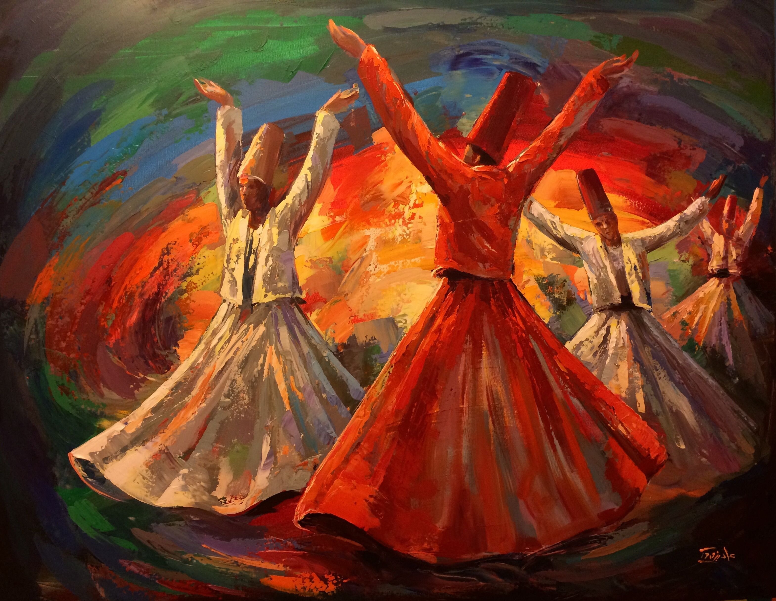 Суфийская музыка. Искусство танца. Суфии живопись. Танец дервишей в живописи. Суфийские танцы.