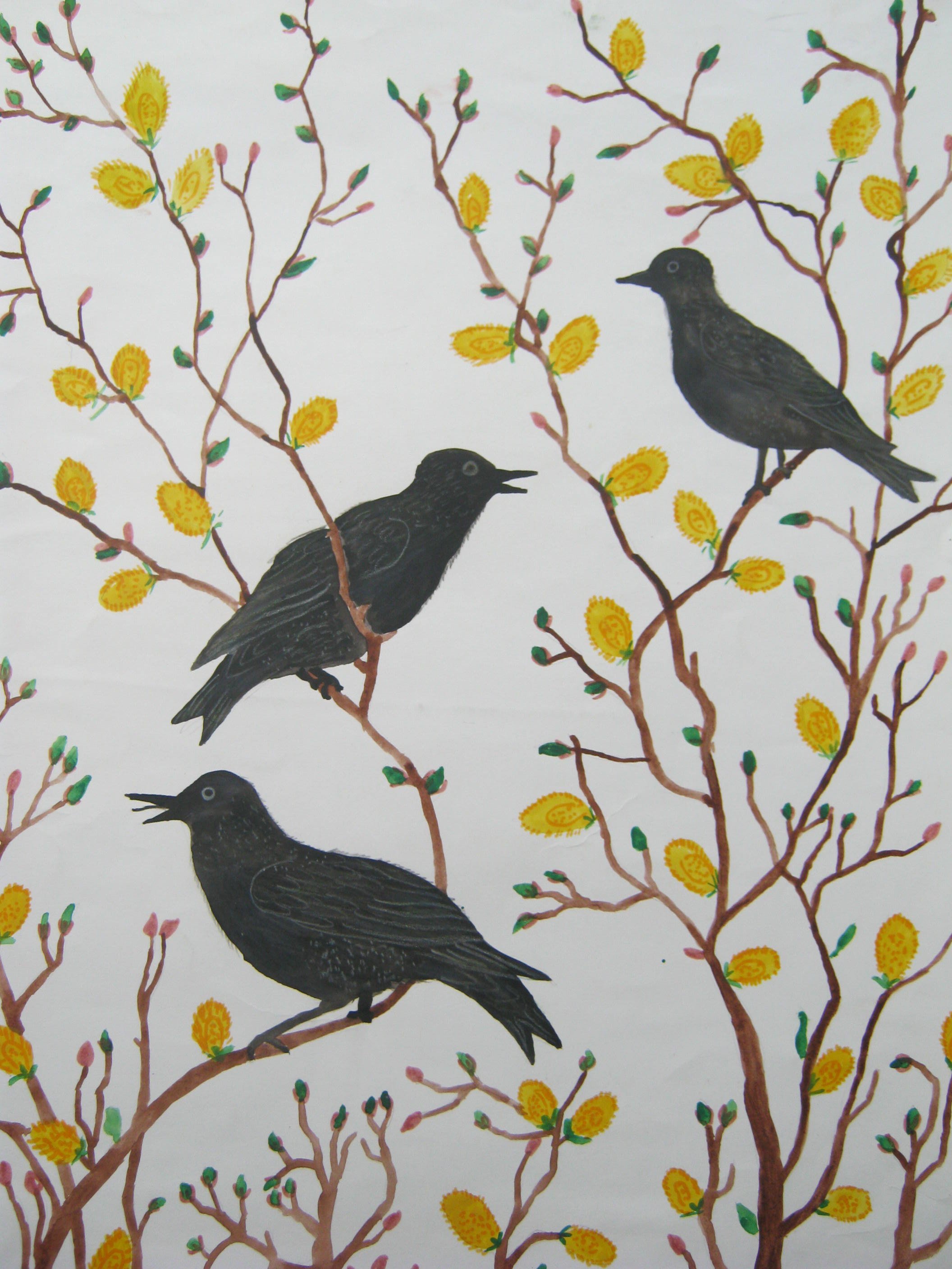 Птицы прилетели для детей. Рисование скворцы прилетели. Птицы прилетели. Рисование птицы прилетели. Птицы весной для детей.