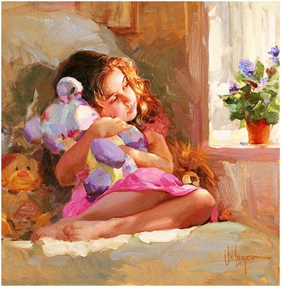 Волегов Владимир художник картины мать и дитя