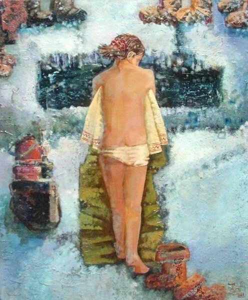 Зинаида Серебрякова баня 1926