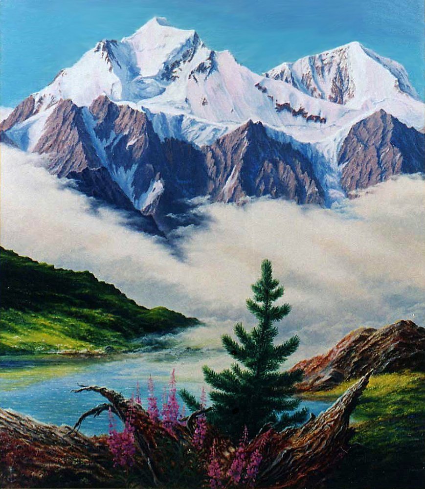 Горы нарисованные