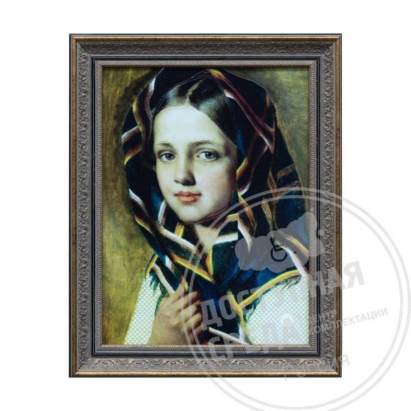 Венецианов портрет дочери Александры