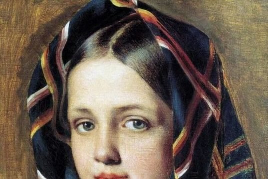 Венецианов «девушка с Бураком». Около 1824