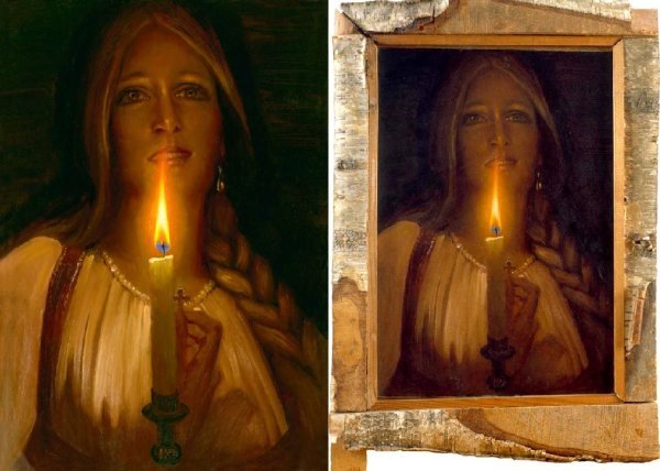 Девушка со свечой