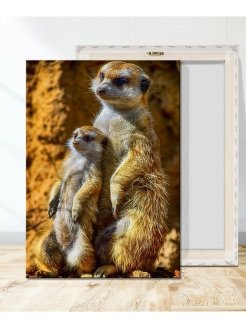 Вышивка сусликов в паре