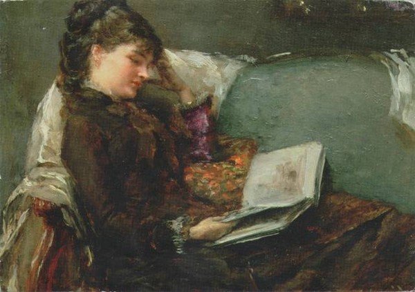 Ольга Александрова-Гейнс. Портрет Репина