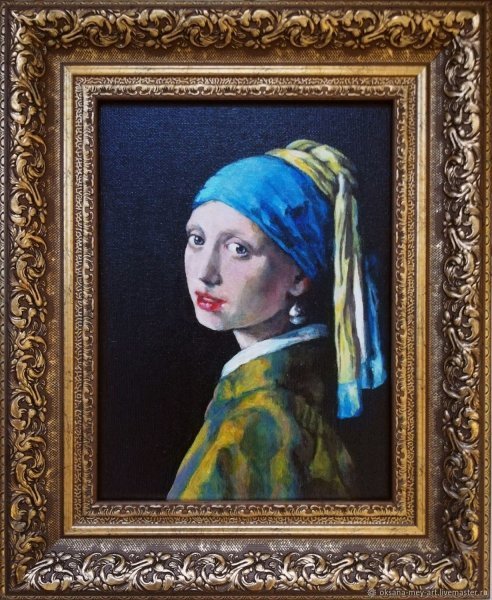 Картина девушка с жемчужиной сережкой (47 фото)