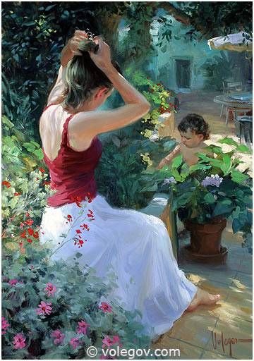 Владимир Волегов на веранде