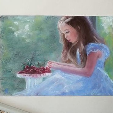 Пастель живопись дети