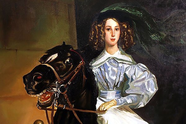 Карл Брюллов всадница стиль