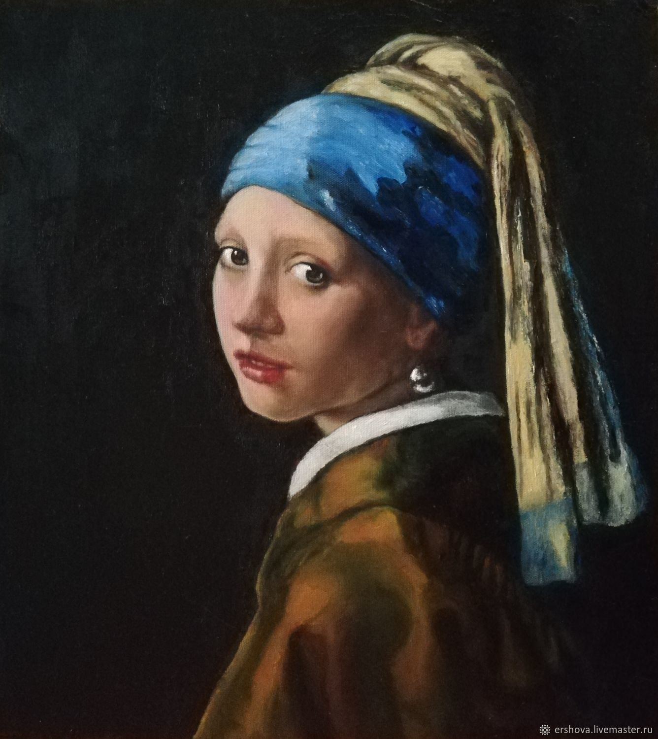 Картина вермеера девушка. Ван Дейк девушка с жемчужной сережкой.
