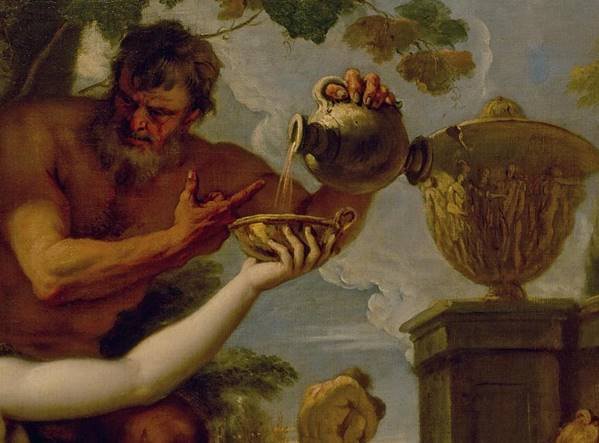 Картина сатир и девушка с фруктами (50 фото)