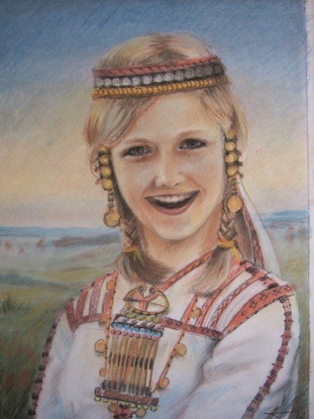 Картины Сычкова в музее Эрьзи