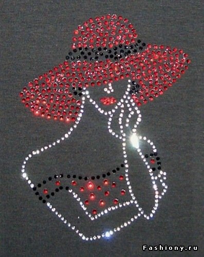 Алмазная мозайка из страз