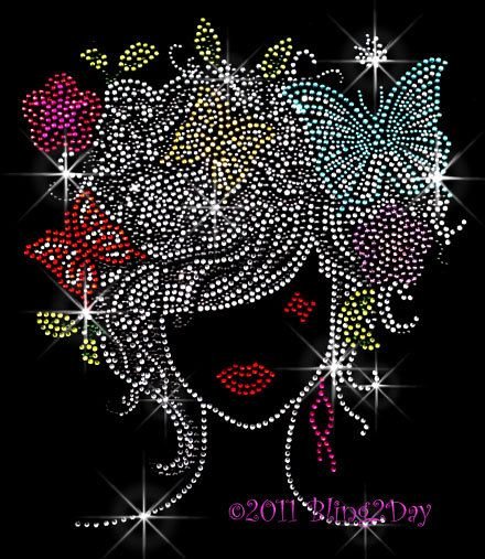 Брошь из бисера дама в шляпке