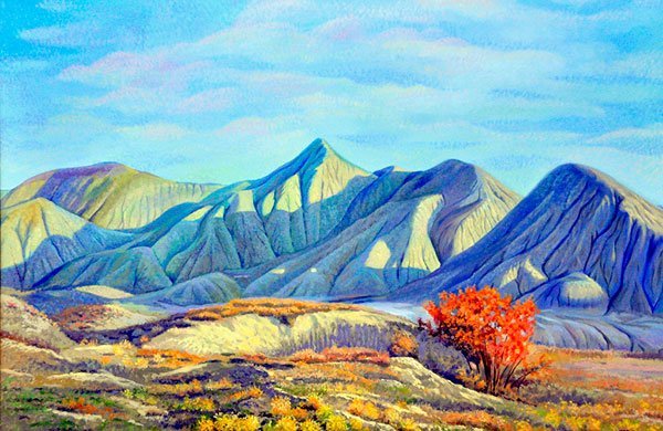 Живопись Туркмен горы