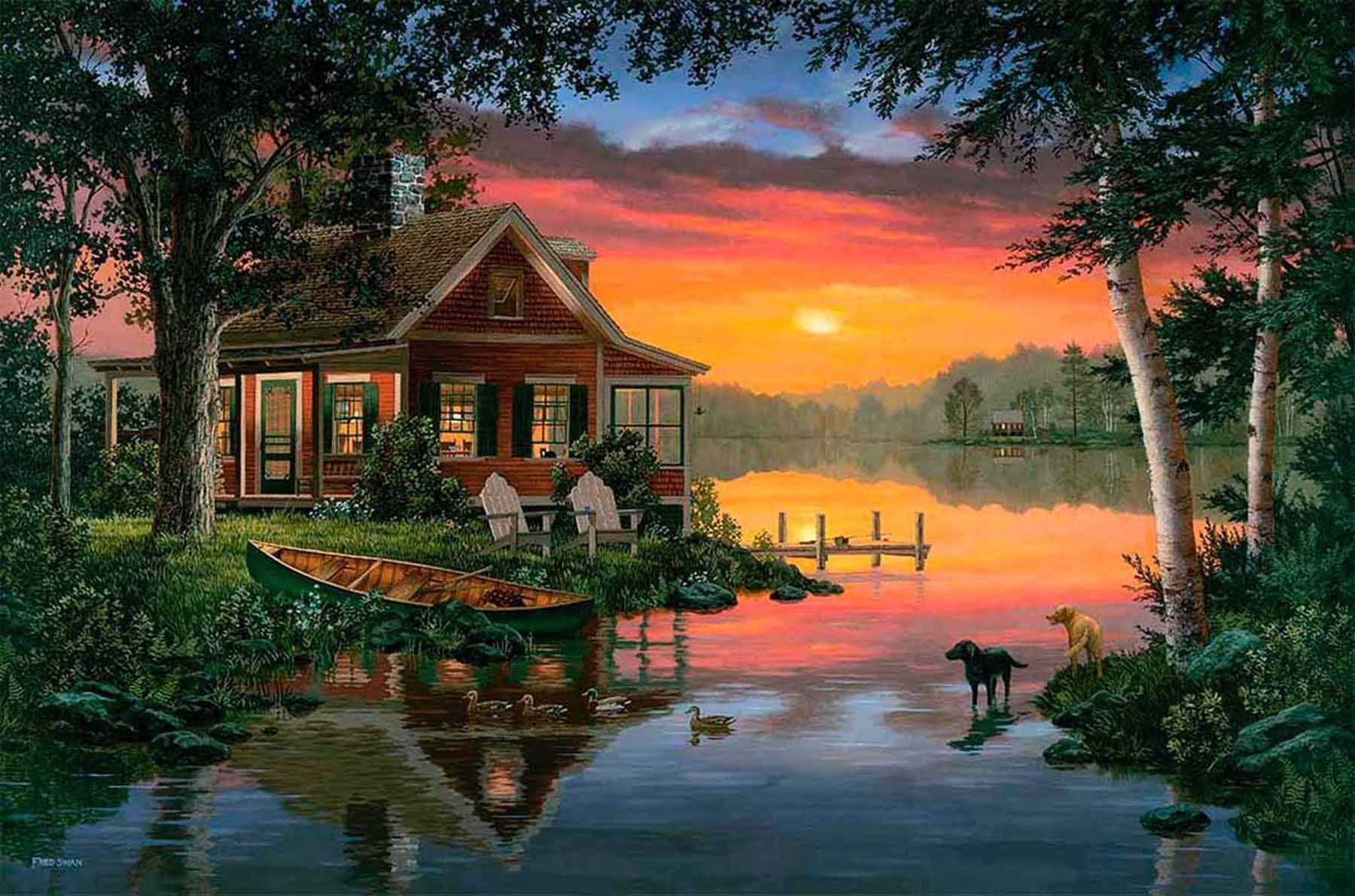Лукас дом у озера