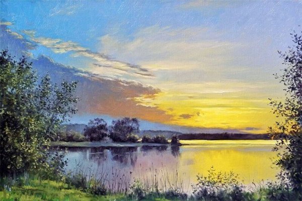 Летние пейзажи художник Кораблева Елена Николаевна