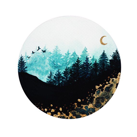 Пейзаж в кружочке