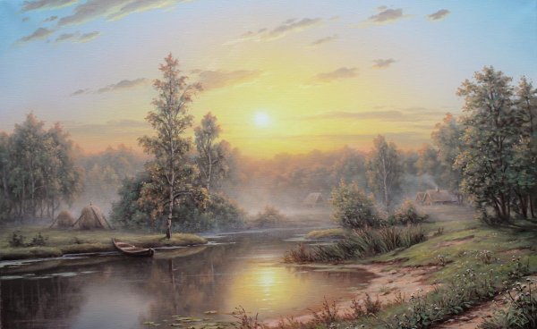 Художник Боб Росс картины