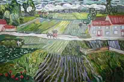 «Улица и лестница в овере», 1890