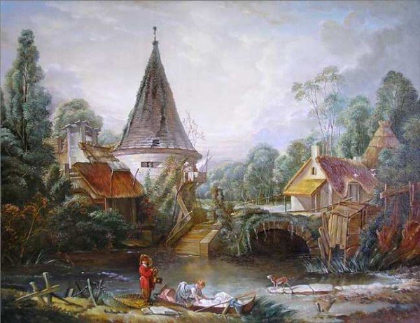 Франсуа Буше пейзаж в окрестностях Бове