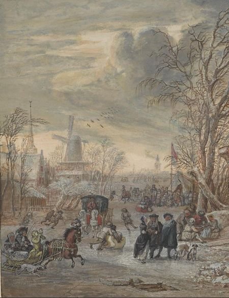 Хендрик Аверкамп (Hendrick Avercamp ) 1585- 1634.