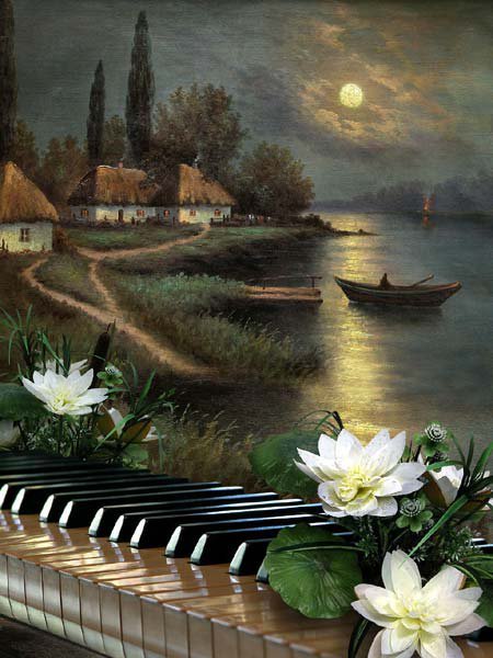 Музыкальный весенний пейзаж