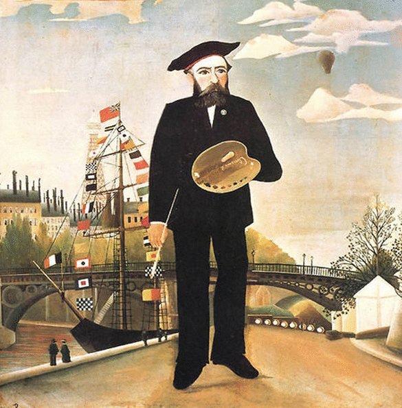 Анри Руссо автопортрет