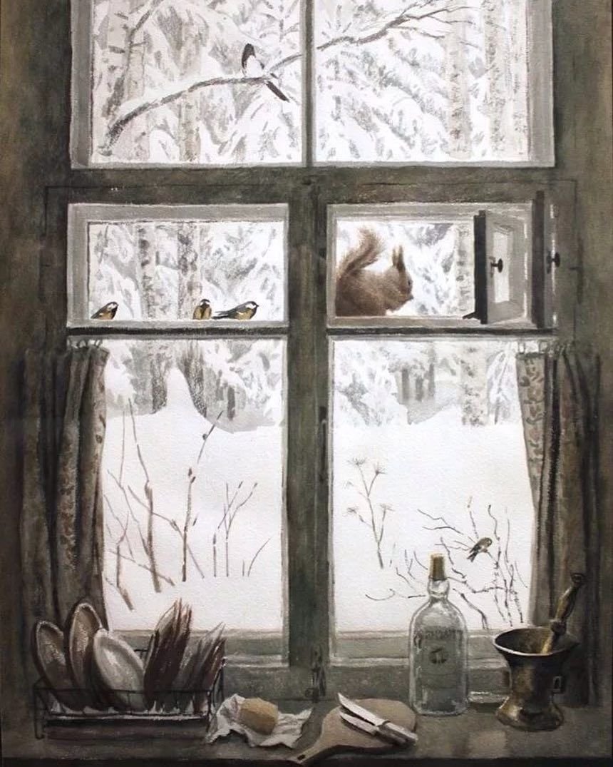 Зимнее окно Орест Верейский