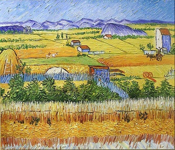 Снопы картина Ван Гог