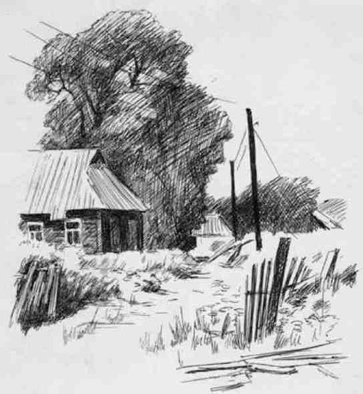 Пленэрные зарисовки Андрияка