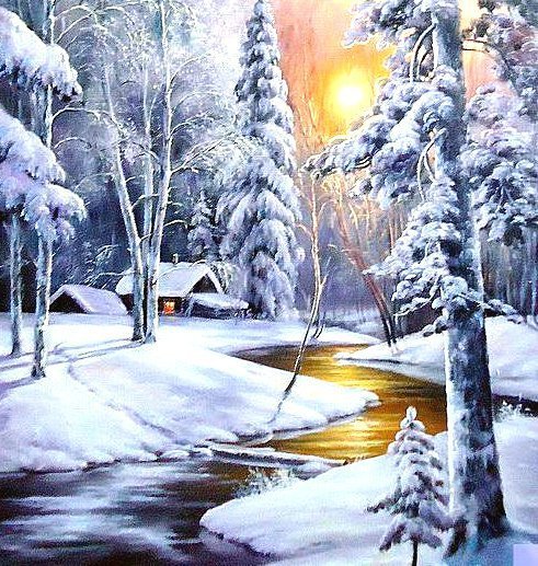 Сказочный зимний лес