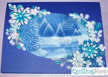 Квиллинг Снегирь