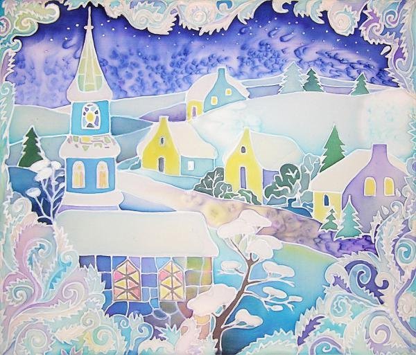 Декоративный пейзаж зима