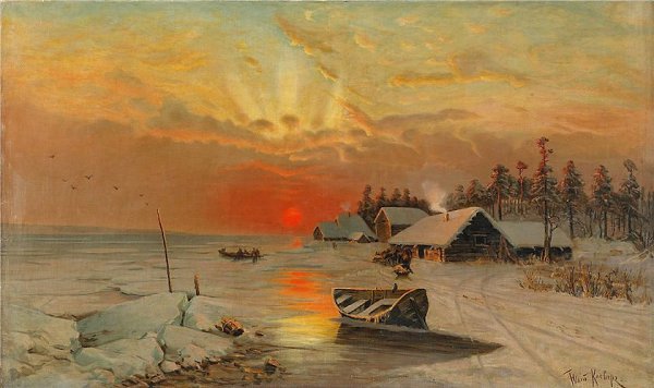 Клевер Юлий Юльевич художник закат