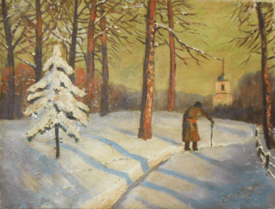 Крылов зимний пейзаж (49 фото)