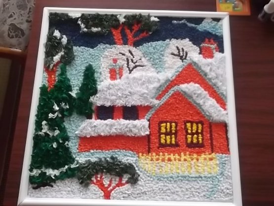 Зимние картины своими руками для детского сада