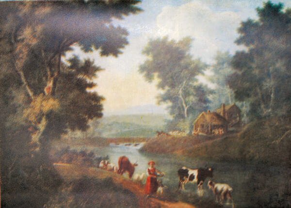 Семен Щедрин пейзаж в окрестностях Петербурга