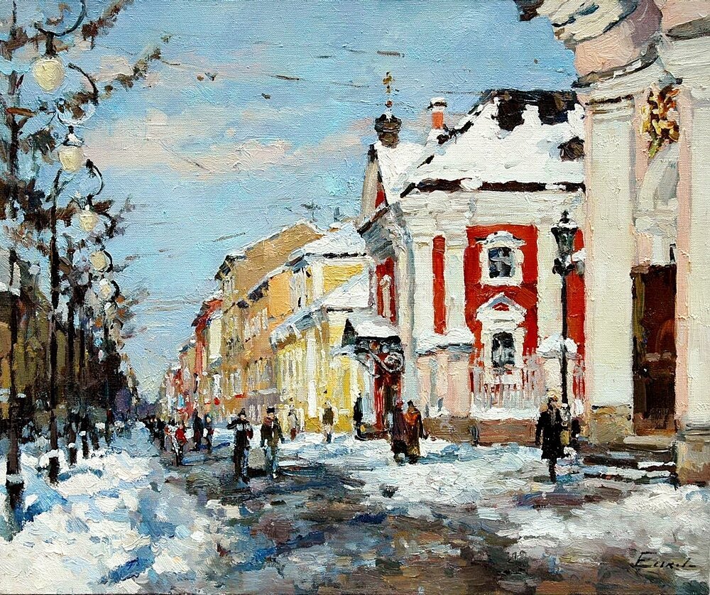 Петербургский художник Павел Еськов