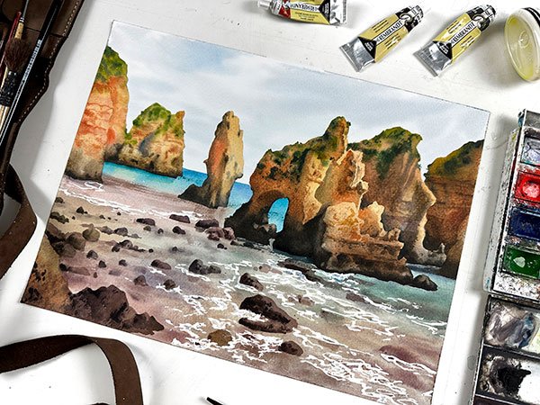 Скетч пейзаж