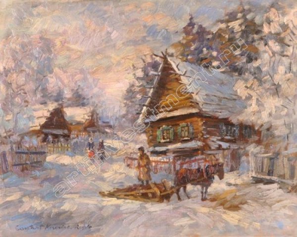 Константин Коровин ночной Париж