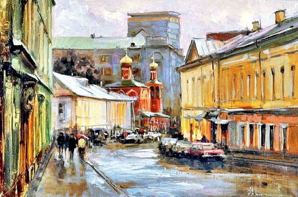 Машков городской зимний пейзаж (49 фото)