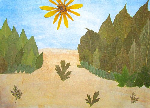 Лес из гербария