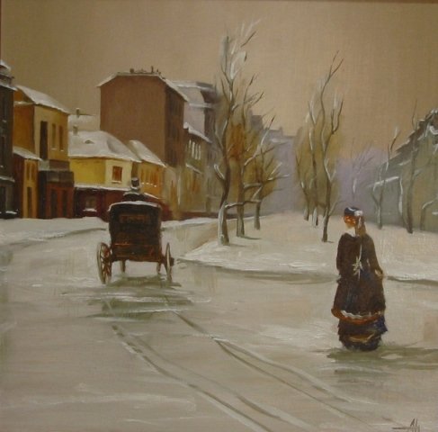 Художник Александр Полунин картина пейзаж