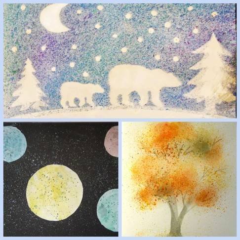 Трафареты для техники набрызг