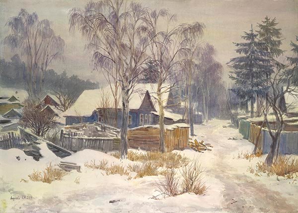 Сергей Андрияка картины деревня